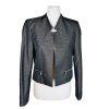 CALVIN KLEIN Women 1PC Black Polyester Metallic Lined Open Front Blazer Size 6