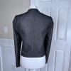 CALVIN KLEIN Women 1PC Black Polyester Metallic Lined Open Front Blazer Size 6