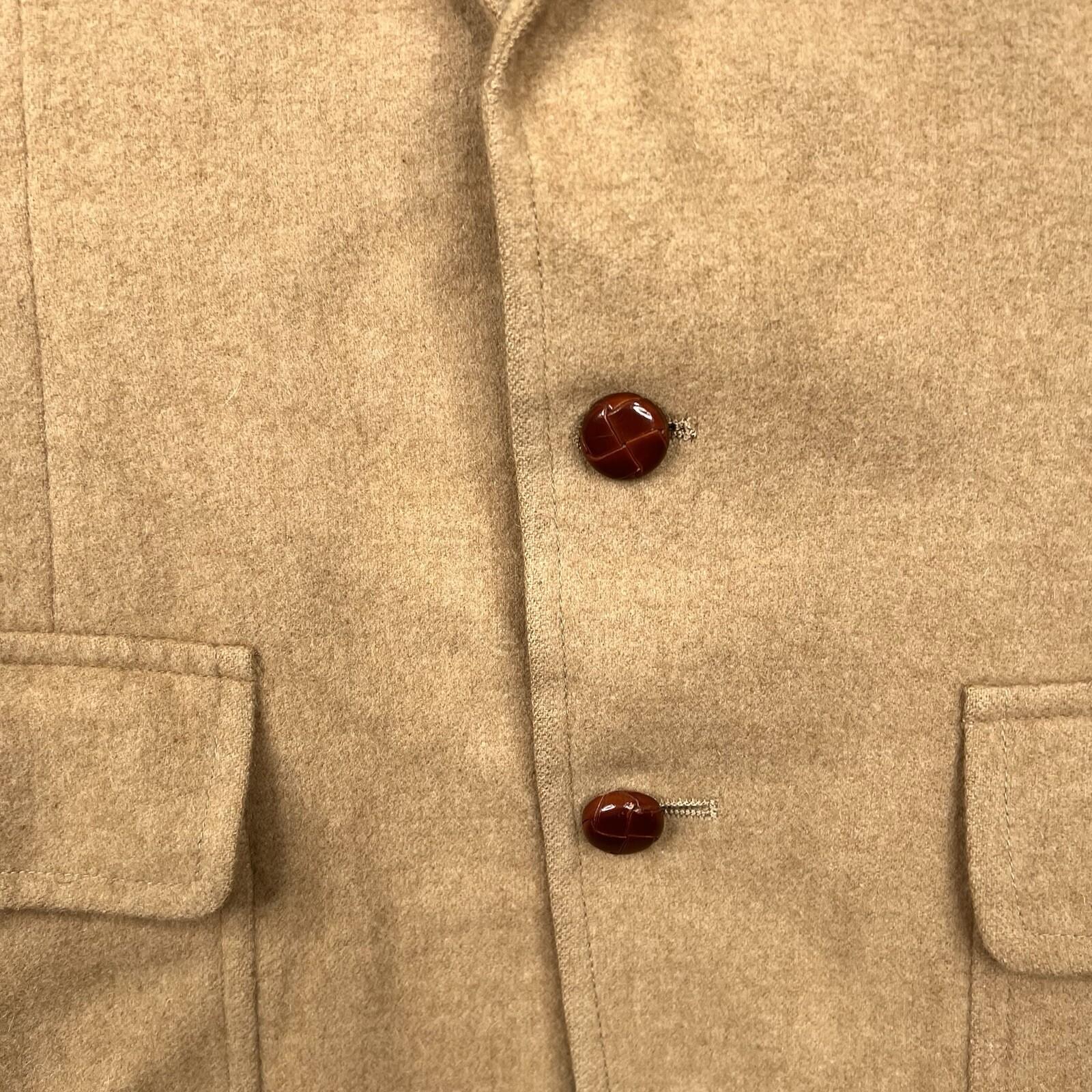 Jos A Bank Clothiers Vintage Camel Hair Blazer Size 40R Tan Vented Sport Coat