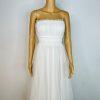 Selfie Leslie Strapless High Low Midi Dress Size XL Tulle Mesh Stretch Layered