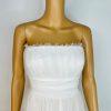 Selfie Leslie Strapless High Low Midi Dress Size XL Tulle Mesh Stretch Layered