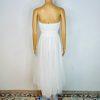 Selfie Leslie Strapless High Low Midi Dress Size XL Tulle Mesh Stretch Layered