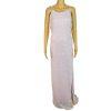 Eloquii Sequin Maxi Gown Size 26 Pink Ruched with Slit Stretch Party cocktail