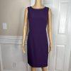 10-7950.jpg Le Suit Polyester Spandex Dress Suit 10P Purple Stand Up Collar Cocktail 2PC