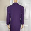 10-7955.jpg Le Suit Polyester Spandex Dress Suit 10P Purple Stand Up Collar Cocktail 2PC