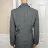Biacci Women Polyester Skirt Suit Size 6 Gray Lined Peak Collar 2PC Career
