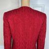 Albert Nipon Vtg Wool Acetate Blend Red Skirt Suit Size 6 Lined Collarless Women