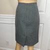 Biacci Women Polyester Skirt Suit Size 6 Gray Lined Peak Collar 2PC Career