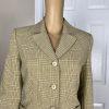 Le Suit Polyester Rayon Skirt Suit Size 6P Multicolor Striped Pockets Lined 2PC