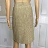 Le Suit Polyester Rayon Skirt Suit Size 6P Multicolor Striped Pockets Lined 2PC