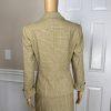 Le Suit Polyester Rayon Skirt Suit Size 6P Multicolor Striped Pockets Lined 2PC