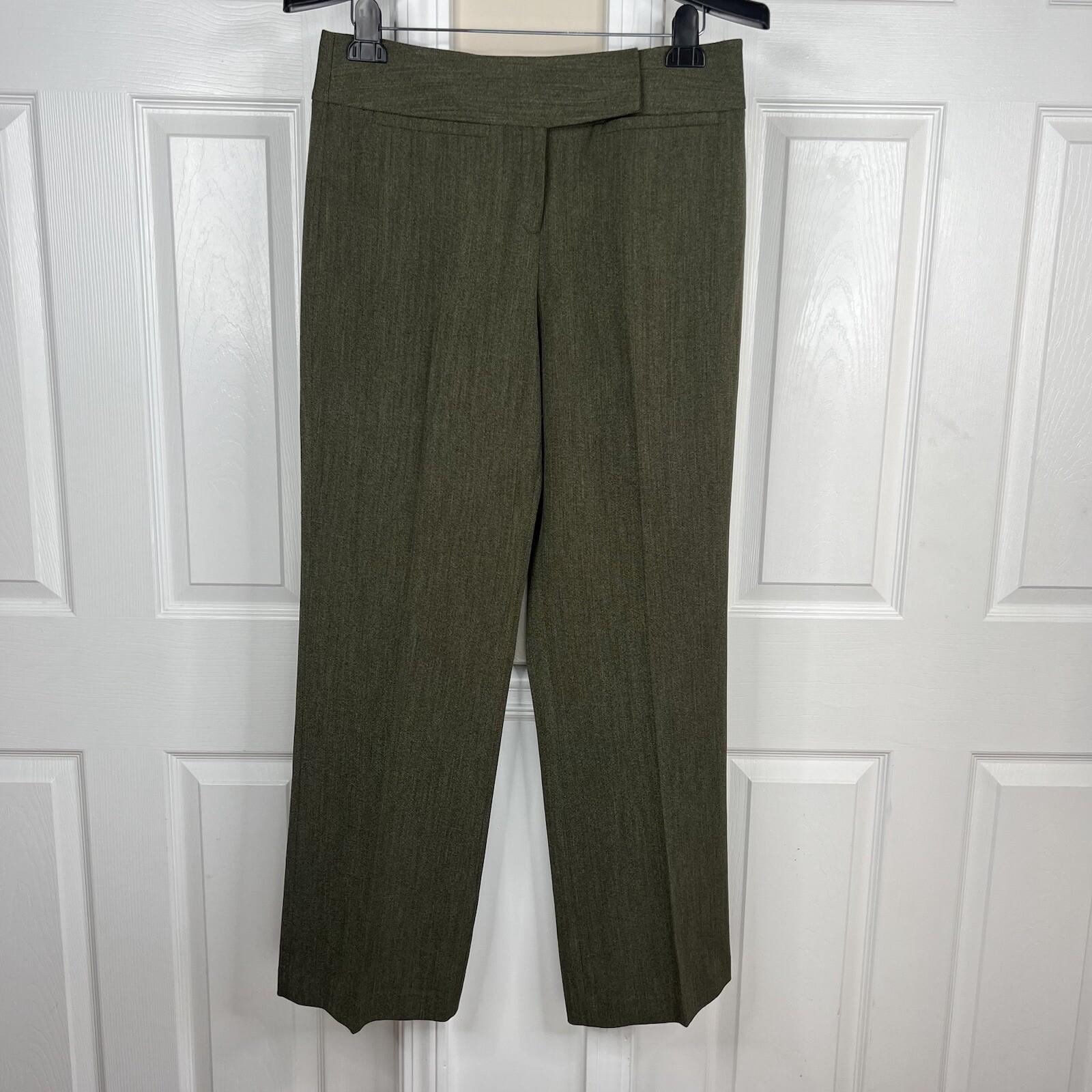 John Meyer Polyester Rayon Stretch Pant Suit Size 10 Green Pleated Pockets 2PC
