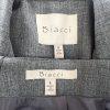 Biacci Women Polyester Skirt Suit Size 6 Gray Lined Peak Collar 2PC Career