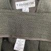 John Meyer Polyester Rayon Stretch Pant Suit Size 10 Green Pleated Pockets 2PC