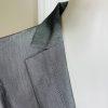 10-8056.jpg John Meyer Women Polyester Pant Suit Size 10 Silver Gray Lined Notch Collar 2PC