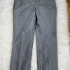10-8058.jpg John Meyer Women Polyester Pant Suit Size 10 Silver Gray Lined Notch Collar 2PC