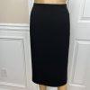 Jones Wear Polyester Skirt Suit Size 12 Black Pink Lined Shawl Collar 2PC