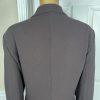 Larry Levine Polyester Rayon Spandex Pant Suit 14 brown Mid Length Lined 2PC New