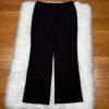 Larry Levine Polyester Rayon Spandex Pant Suit 14 brown Mid Length Lined 2PC New