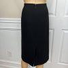 Jones Wear Polyester Skirt Suit Size 12 Black Pink Lined Shawl Collar 2PC
