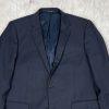 Ralph Lauren Men 100% Wool Blazer 44L Dark Blue Blue Label One vent Career