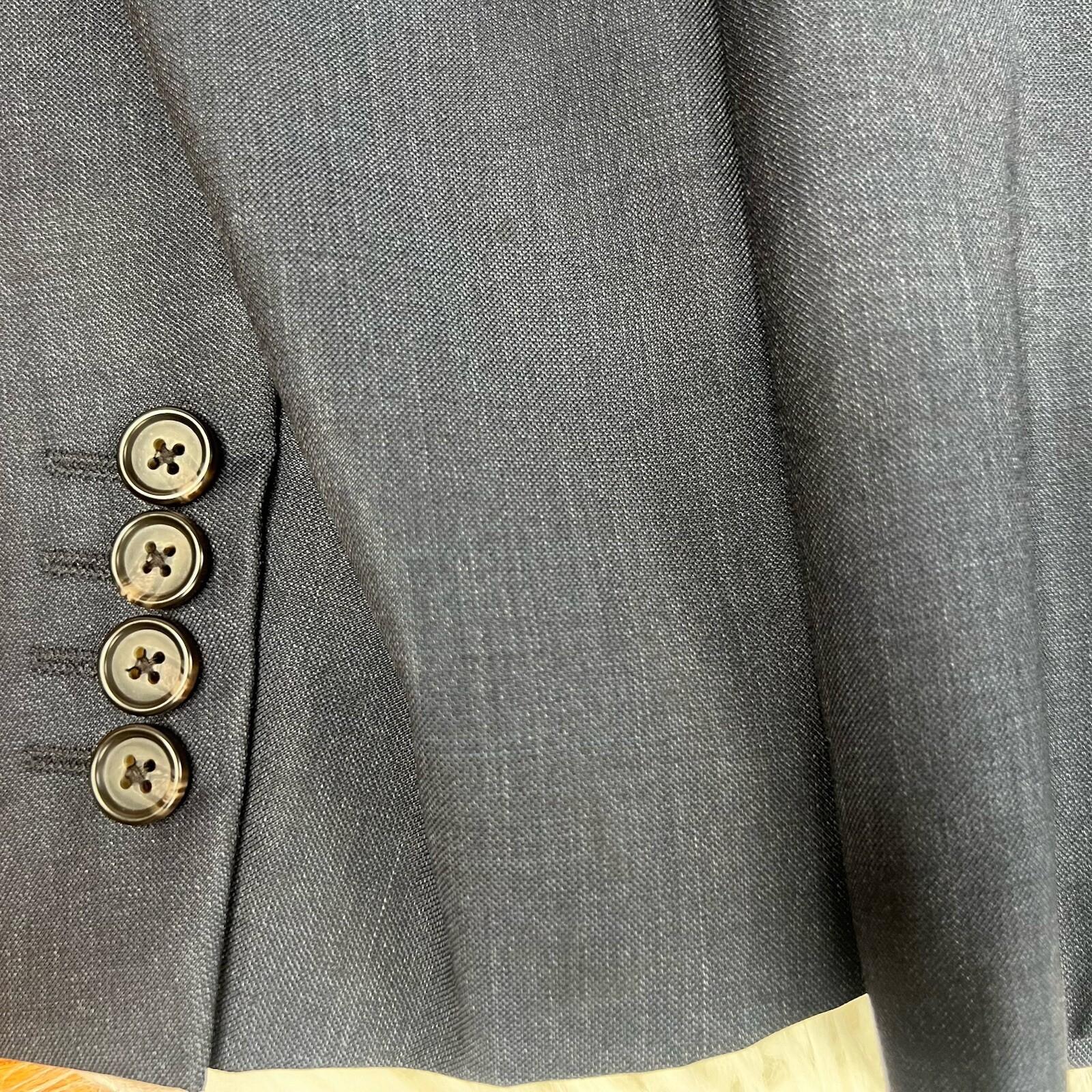 Ralph Lauren Men 100% Wool Blazer 44L Dark Blue Blue Label One vent Career