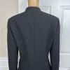 Jones Wear Polyester Skirt Suit Size 12 Black Pink Lined Shawl Collar 2PC