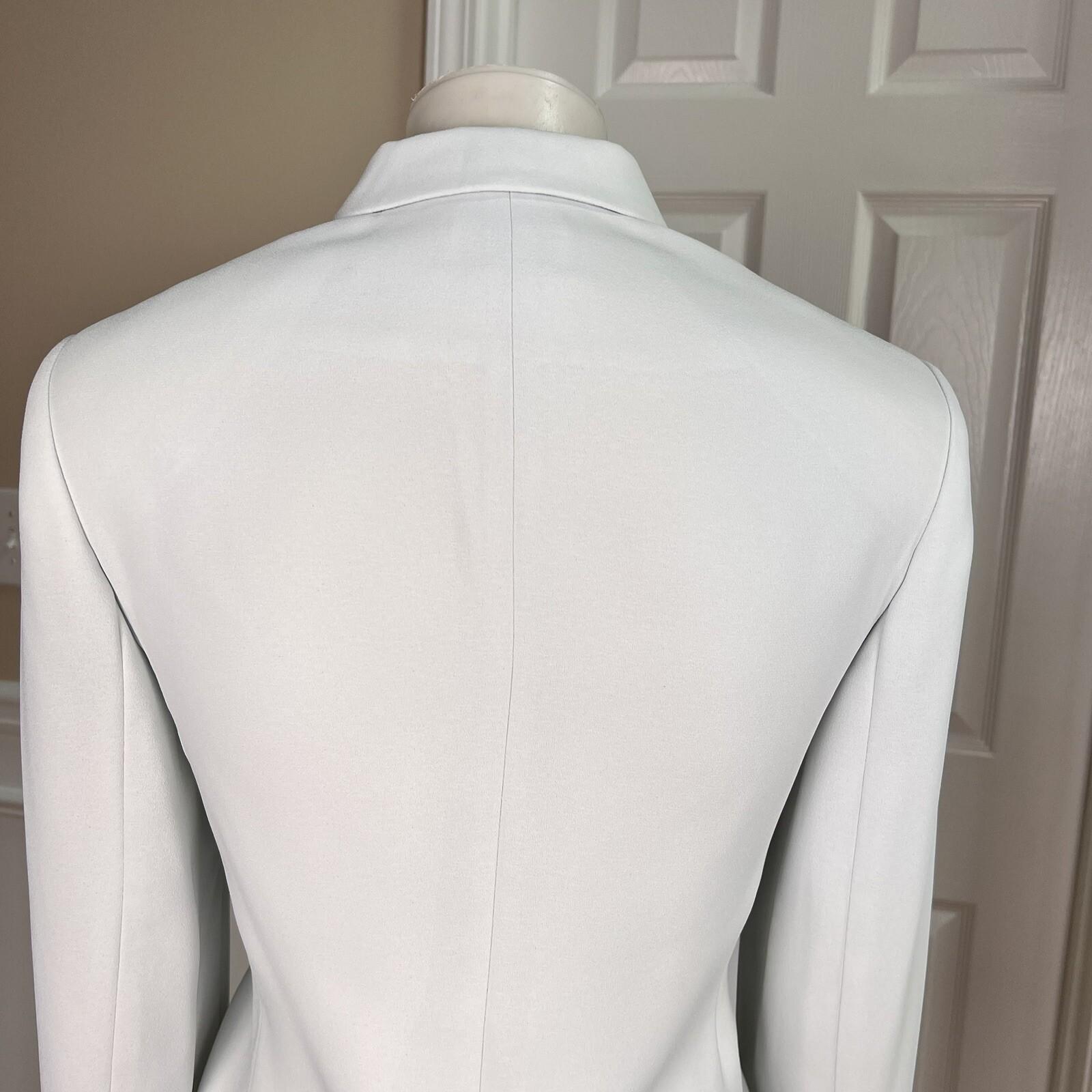 John Meyer Polyester Blazer Size 8P Stone Beige Embroidered Beaded Lined  1PC