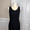 Caron Chicago Polyester Vintage Dress Suit Cropped Jacket Size 6 Beaded 2PC