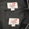 Caron Chicago Polyester Vintage Dress Suit Cropped Jacket Size 6 Beaded 2PC