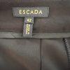 ESCADA Black Viscose Stretch Slim Fit Career Dress Pants Trousers Size 42