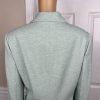EVAN PICONE Polyester Skirt Suit Size 16 Fern Green Beige Lined Ruffle 2PC