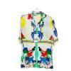 Zara Men Tropical Palm Tree Short sleeves Shirt Size S Bold Beach Party Vibes
