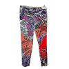 Etro Viscose Blend Tapered Leg Pants Size Eur 42 Multicolor Paisley Casual Cool