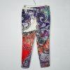 Etro Viscose Blend Tapered Leg Pants Size Eur 42 Multicolor Paisley Casual Cool