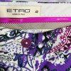 Etro Viscose Blend Tapered Leg Pants Size Eur 42 Multicolor Paisley Casual Cool