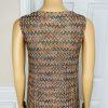 Anthropologie Maeve Westwater Knit Dress Size XS Brown Chevron Motif Lined New