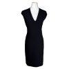 JOSIE NATORI Women Black Polyester Spandex Lined Sleeveless Dress Size 8