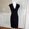 JOSIE NATORI Women Black Polyester Spandex Lined Sleeveless Dress Size 8