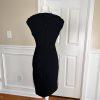 JOSIE NATORI Women Black Polyester Spandex Lined Sleeveless Dress Size 8