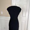 JOSIE NATORI Women Black Polyester Spandex Lined Sleeveless Dress Size 8