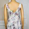 New MAEVE Anthropologie Floral Peony Garden V-Neck Flared Dress Size 0P 8