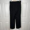 Kasper Polyester Black Striped Pant Suit Size 6 Peak Collar Lined 2PC