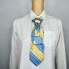 Elegant Handcrafted Necktie Necklace with a Detachable Brooch Effortlessly Chic
