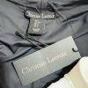 Christian Lacroix Dress L Black White Sweetheart Stretch Fitted Midi Y2K New