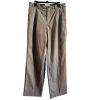 Han Kjobenhavn Cotton Polyester Pants 34x32 Khaki Pleats at Front Wide leg