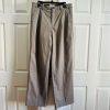 Han Kjobenhavn Cotton Polyester Pants 34x32 Khaki Pleats at Front Wide leg