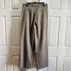 Han Kjobenhavn Cotton Polyester Pants 34x32 Khaki Pleats at Front Wide leg