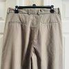 Han Kjobenhavn Cotton Polyester Pants 34x32 Khaki Pleats at Front Wide leg
