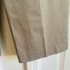 Han Kjobenhavn Cotton Polyester Pants 34x32 Khaki Pleats at Front Wide leg